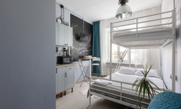 3 - ФМШ (Трехместный стандарт + доп место. Triple room + Extra bed) в Academ Inn