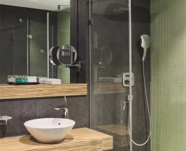 Супериор с 1 кроватью  Queen-size  вид в Атриум в Hotel Indigo St. Petersburg-Tchaikovskogo