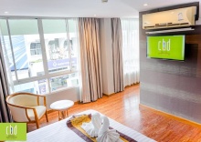 Одноместный номер Deluxe двуспальная кровать в CBD Hotel Suratthani