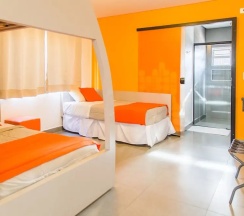 Четырёхместный номер Superior в Concept Design Hostel & Suite