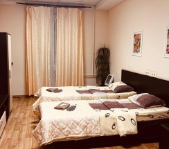 Стандартный номер с двумя односпальными кроватями (удобства на этаже) в Наш Питер