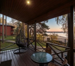 Номер Полулюкс с видом на Вуоксу в Жемчужина