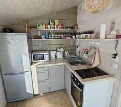 Коттедж с красивым видом из окна в Бали