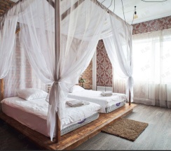 Полулюкс с кроватью кинг-сайз с балдахином  в Villa santarina