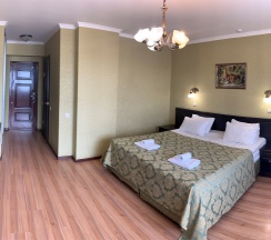 Двухместный номер с 1 кроватью или 2 отдельными кроватями, балконом и видом на море в Акс