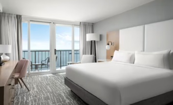Двухместный номер oceanfront двуспальная кровать в Hilton Myrtle Beach Resort