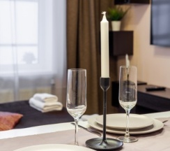 Студия люкс с кроватью king size в Pulkovo Apart