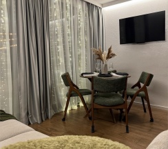 Дом «DOUBLE» с банным чаном на террасе в Luxe House