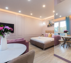 Lilac Mood in a new Great Apartment в Эстет Апарт