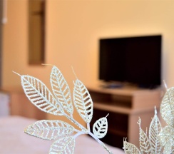 №7. Семейный номер с двуспальной кроватью и видом на горы в Прибой