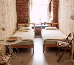 Двухместный номер с двумя раздельными кроватями  в Сова