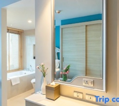 Двухместный номер Superior с видом на город (двуспальная кровать) в Centara Sonrisa Residences & Suites Sriracha