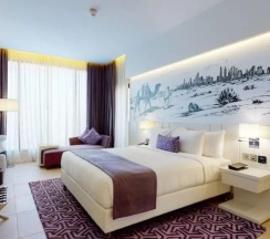 Люкс Prestige с 2 комнатами с видом на город в Mercure Barsha Heights