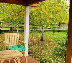 Дом с террасой в Altai ForRest