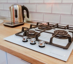 Апартаменты с балконом и с видом на город в Апартаменты Enchant