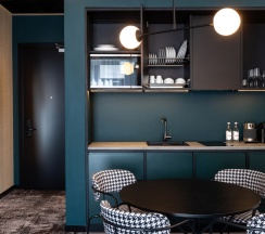 Двухместные апартаменты c 1 комнатой двуспальная кровать в Novotel Living Almaty Jetisu