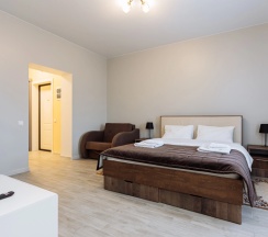 Двухместные апартаменты с видом на город двуспальная кровать в Константа