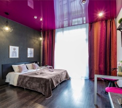 Апартаменты для двоих на Белинского, 30 в винных тонах (62) в Степаненков