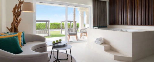 Двухместный полулюкс Walk-Out oceanfront (двуспальная кровать) в Отель Hyatt Vivid Playa Del Carmen