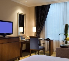 Двухместный номер двуспальная кровать в Отель Hyatt Regency Bangkok Suvarnabhumi Airport