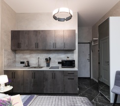 Апартаменты студия в MOKO Apartments на улице Народного ополчения