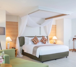 Двухместный люкс Space Zone Presidential 1-Bed двуспальная кровать в Baiyoke Sky Hotel