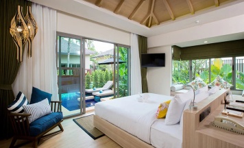 Двухместный номер Sea Pearl Private Pool Access 2 отдельные кровати в Курорт Mandarava Resort and Spa