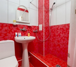 Трехместный номер с собственной ванной комнатой без окна в Guest house city center