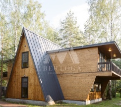 Дом с купелью и сауной (до 10 гостей) АТЛАНТ в Berloga Country Resort