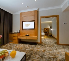 Двухместный люкс двуспальная кровать в Frankfort Hotel & Spa (Франкфорт и Спа)