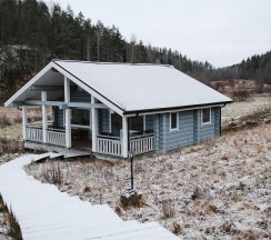Коттедж улучшенный (Синий дом) в Forrest Lodge Karelia