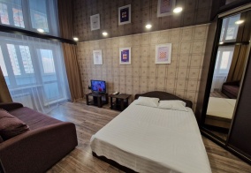 Апартаменты Апартаменты на проспект Н.С. Ермакова, 6 (1к квартира с современным ремонтом) в Новокузнецке