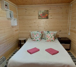 Двухместный номер с двуспальной кроватью с видом на горы в Госпожа Удача