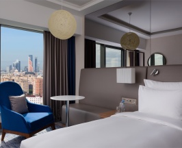 Superior с видом на город (twin) в Radisson Blu Olympiyskiy Hotel Moscow