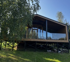 Коттедж Шон с панорамной баней для 7-ми гостей в Rodioncevo Eco Village