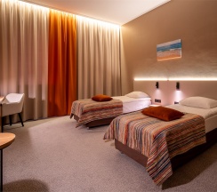 Стандарт с 2-спальной кроватью или 2-мя раздельными кроватями в Золотой якорь