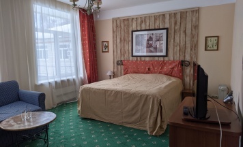 Стандарт комфорт без балкона, 1 большая кровать в Березки