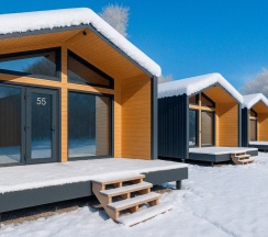 Мини-Барнхаус в Река & Песок