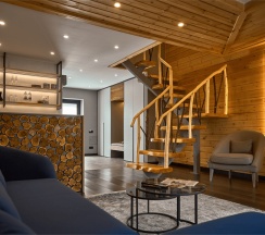 Вилла дуплекс апартаменты с бассейном в Маральник Altai Palace