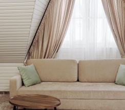 Номер полулюкс с 1 двуспальной кроватью (мансарда) в Елена