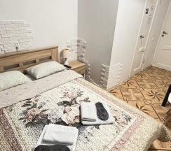 Номер стандарт с 1 двуспальной кроватью (цокольный этаж) в Kovensky