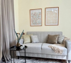 Уютная квартира с отдельной спальней рядом с озером в Как Дома 05