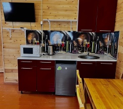  Коттедж деревянный двухэтажный  четырехместный с приват зонной № 26,27 в Бирюза-Юг