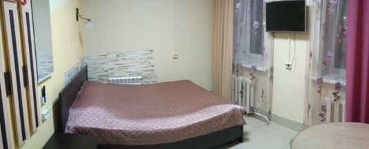 Двухместный номер с двуспальной кроватью эконом в Чайка