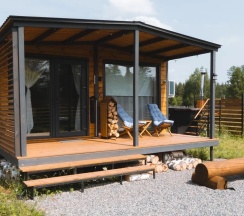 Дом с террасой в Тихая дача