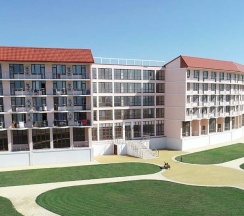 Стандартный номер на двоих-троих гостей с видом во двор без балкона (корпус Б) в Оптимист