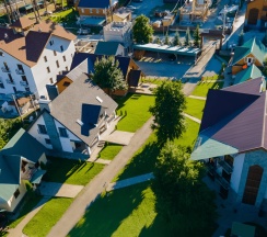 Коттедж "ЭКОНОМ\СТАНДАРТ"  2-х этажный с кухней и камином в Орлиное гнездо