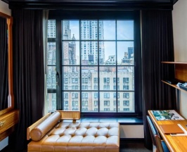 Двухместный номер Deluxe с видом на город (двуспальная кровать) в Le Meridien New York, Central Park