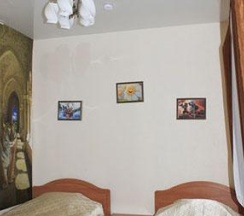 2-комнатный номер люкс с 3 односпальными и 1 двуспальной кроватью и кондиционером в Регион 86