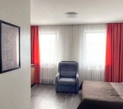 Номер стандарт с 1 двуспальной кроватью (с завтраком) в Баваренок